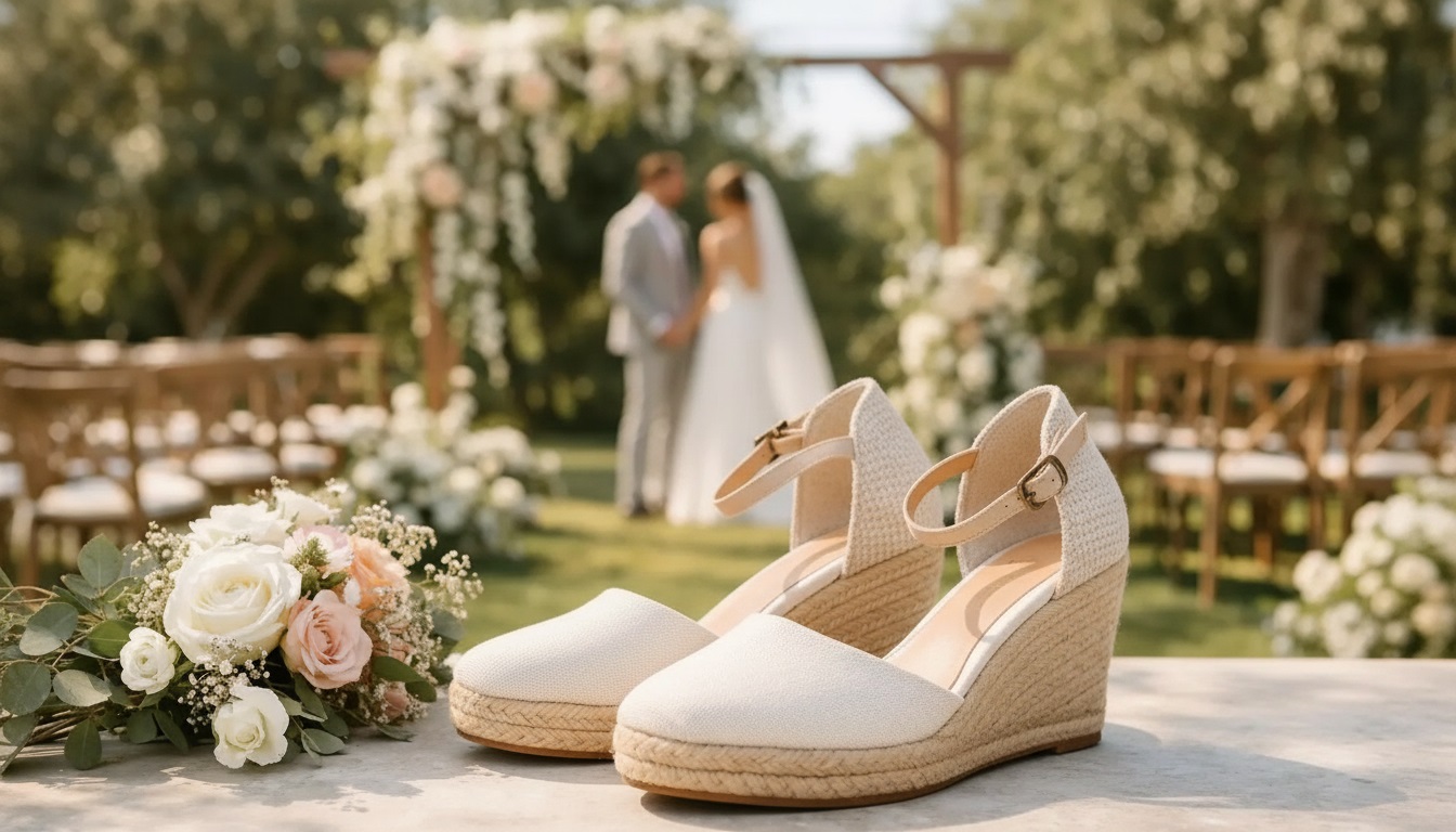 Espadrille feminina para casamento de dia